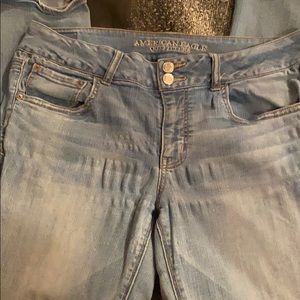America. Eagle super stretch jeans (flare)